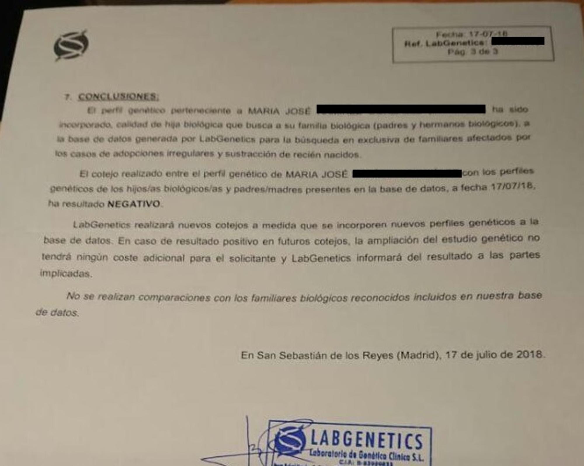 María José en LabGenetics